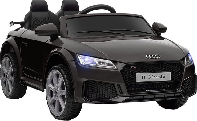 HOMCOM Kinder Elektroauto Sportwagen 12V mit Fernbedienung und Musik in Schwarz - Bild 1