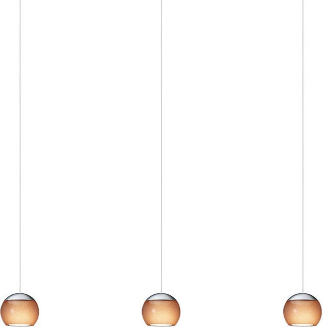 Oligo Balino LED-Pendelleuchte 3-flammig in Chrom und Weiß mit warmweißem Licht (2700K) - Bild 1