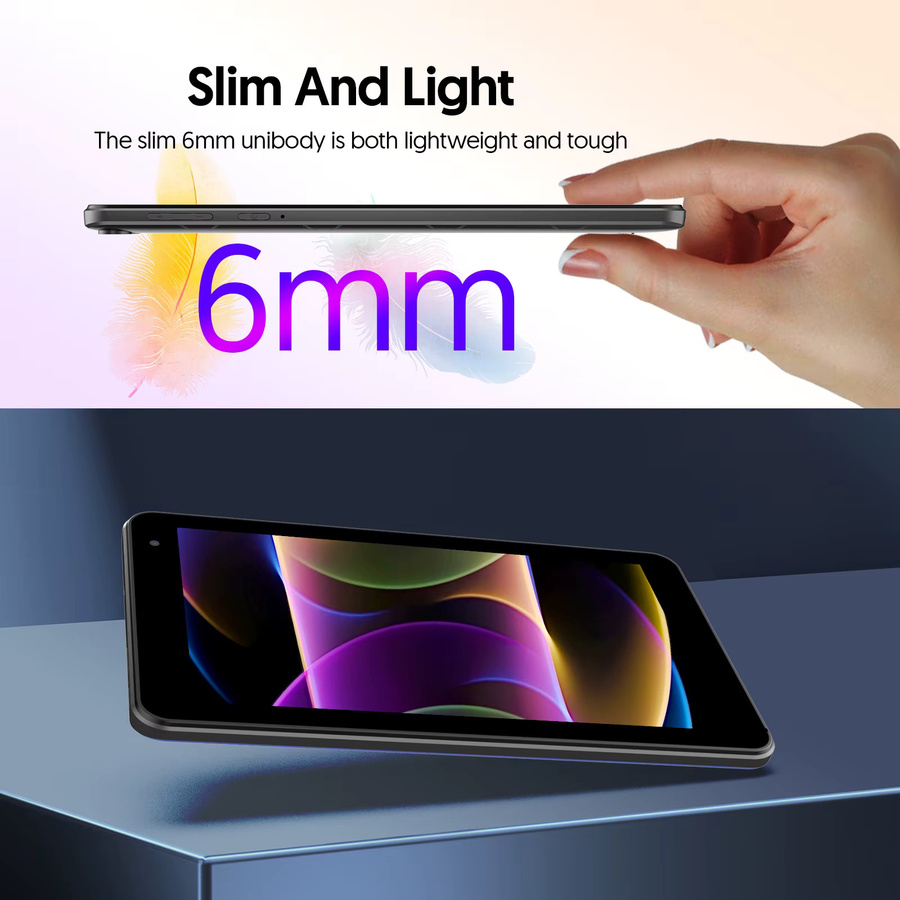 BAKEN 7-Zoll Android 15 Tablet in Schwarz mit 8GB RAM, 32GB Speicher, HD IPS Display, WLAN und Bluetooth - Bild 6