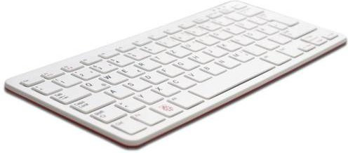 Raspberry Pi USB-Tastatur RPI-KEYB Spanisch QWERTY in Rot/Weiß mit USB-Hub - Bild 1