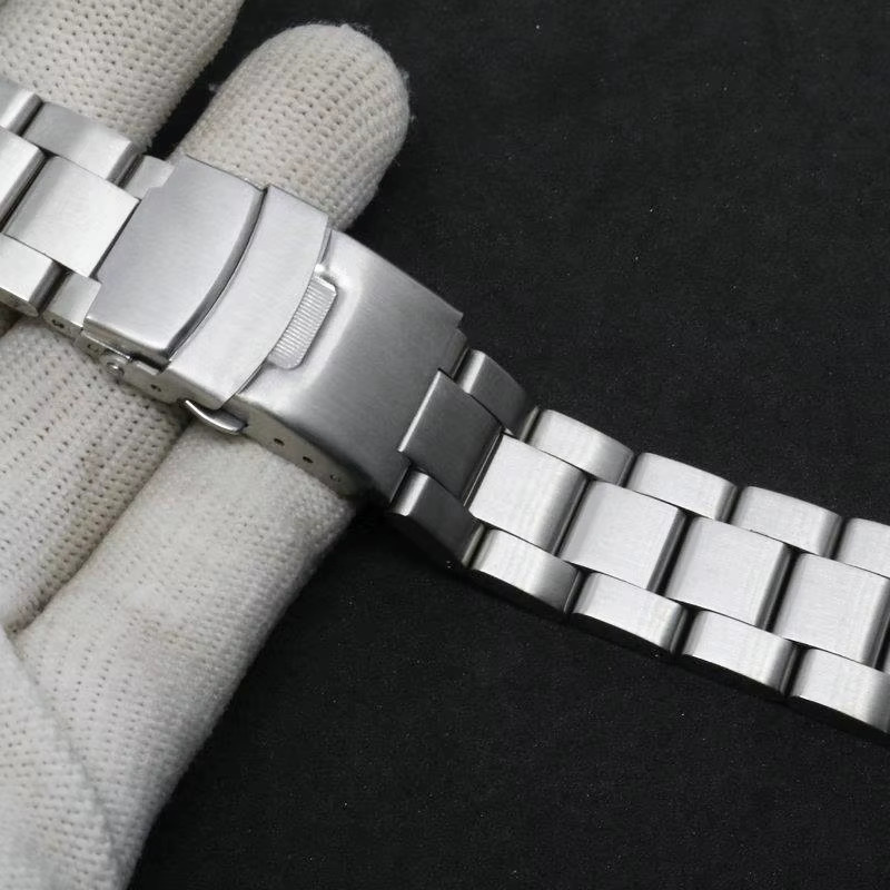 strapfreak Uhrenarmband Edelstahl, Jubilee Faltschließe, 20mm 22mm, Herren - Bild 3
