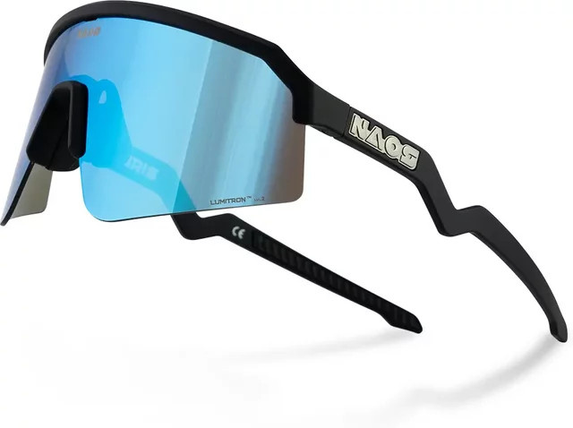 Naos Ziris Sonnenbrille, Unisex, Vollrand, Black, Plastic, Wrap - Bild 1