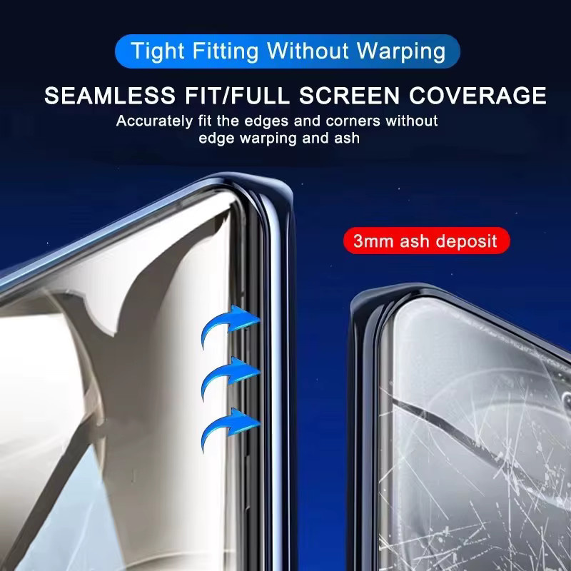 3er-Pack Hydrogel-Displayschutzfolie für Xiaomi Redmi Note 12 Plus 5G, 11S, 10S, 10, 9, 8 Pro, 10C, 9A, transparent - Bild 5
