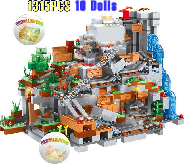 Hot Toys Minecraft Meine Welt Bauklötze, Bausteine, 1.315 Teile - Bild 1