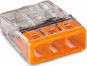 WAGO Verbindungsdosenklemme 2273-203 orange/transparent - Bild 1