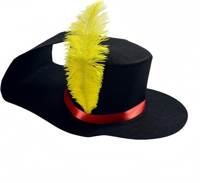 Gestiefelter Kater Katzen Cosplay Hut Kappe, Kostümzubehör, Schwarz - Bild 1
