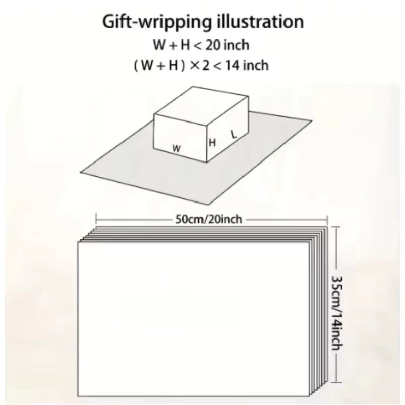30 Stück Holly Berry dünnes Geschenkpapier, wachsbeschichtete Geschenkverpackung für Weihnachten, Thanksgiving und Geburtstage, mehrfarbig und weiß - Bild 2