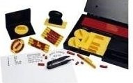 WEDO Typendruckerei mit 601 Stempeltypen inklusive 405 Stempeltypen mit Zahlen, Schrifthöhe: 4 mm, Multicolor - Bild 1