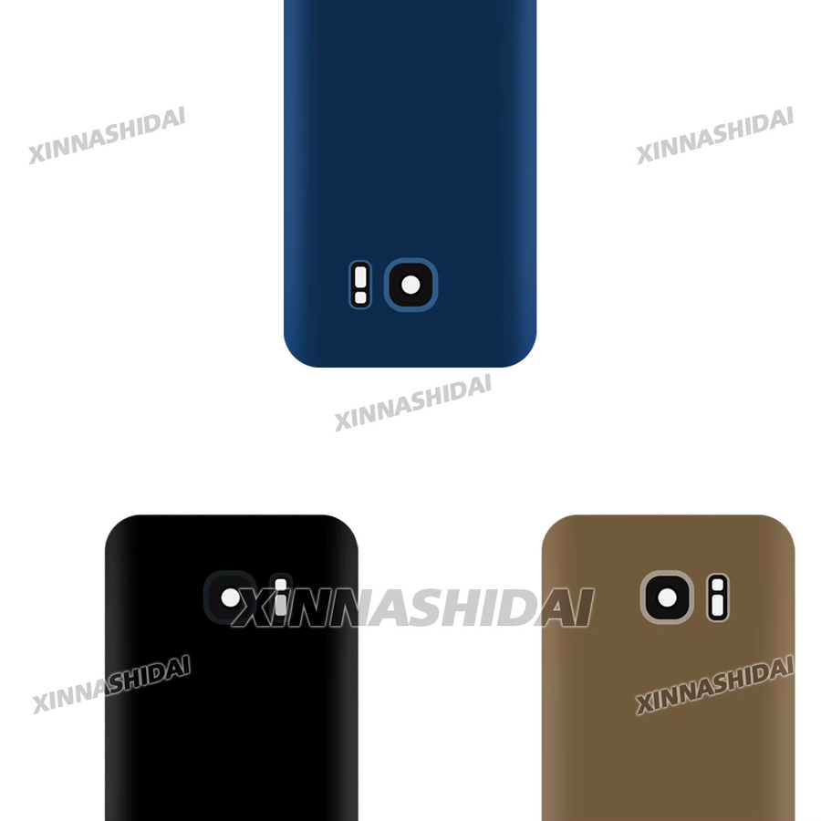 Samsung Galaxy S7 Ersatzgehäuse mit Batterieabdeckung und Kameraobjektiv in Schwarz oder Blau - Bild 3
