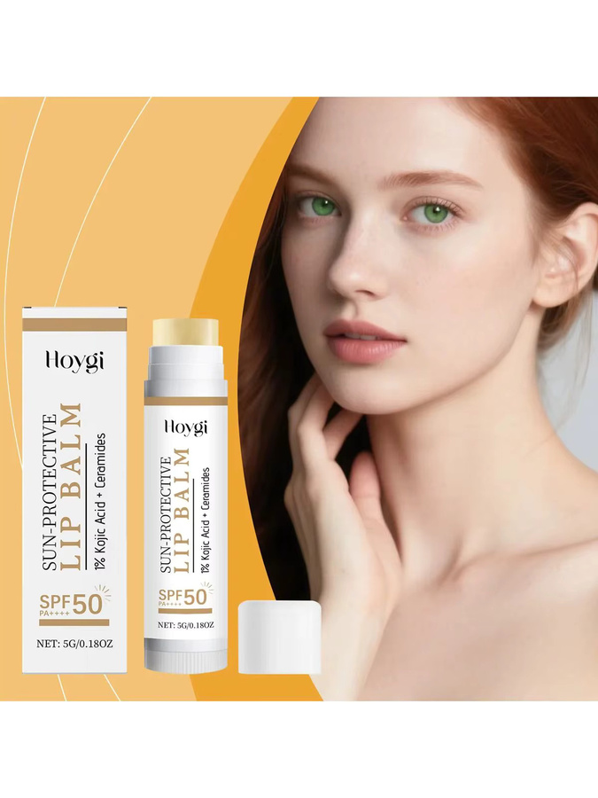 Hoygi Lippenbalsam SPF 50+, Rot, Glänzend, Unisex - Bild 3