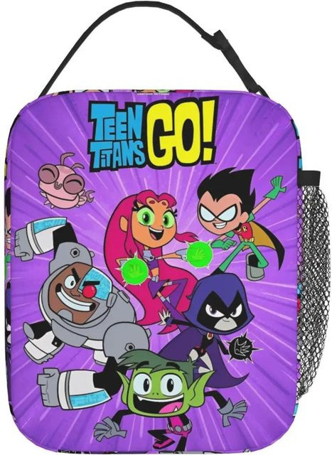 Fancy Style Studio Thermisch isolierte Lunchtasche im Anime Manga Design, Mehrfarbig - Bild 1