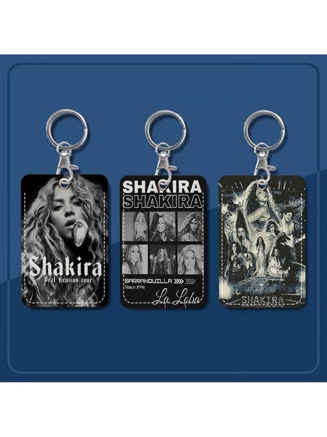 Schlüsselanhänger Shakira Cartoon-Karten, Unisex - Bild 7