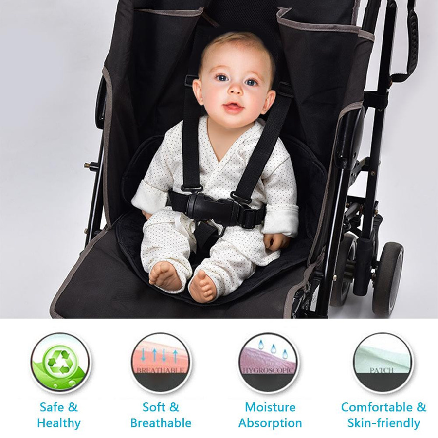 TOMTOP JMS Baby-Piddle-Pad wasserdichter Sitzschutz aus Baumwolle und PVC-Leder für das Töpfchentraining - Bild 5