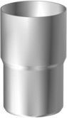 Sarei Fallrohrverbinder aus Aluminium in Beige, Länge: 6 cm, NW 60 - Bild 1