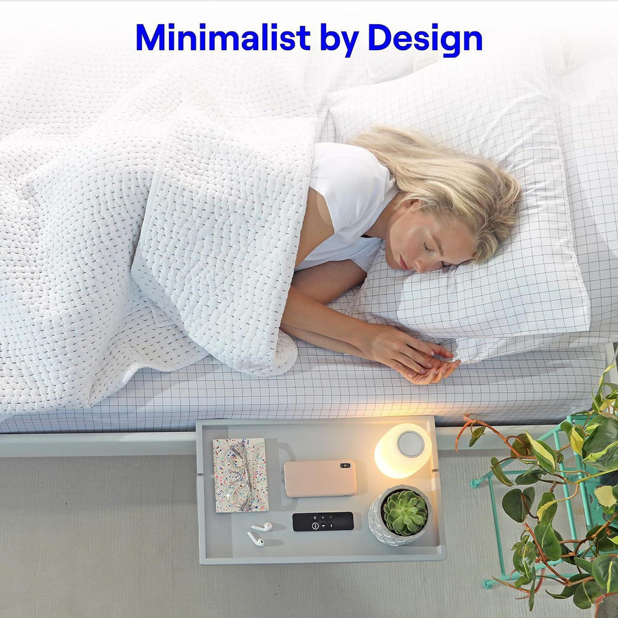 FZCSPEED Modern Innovations Nachttisch-Aufbewahrungsregal in Schwarz für das Schlafzimmer - Bild 2