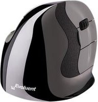 Evoluent VerticalMouse D Medium Ergonomische Kabellose Lasermaus mit Bluetooth und USB-Empfänger in Schwarz, Silber oder Grau - Bild 1