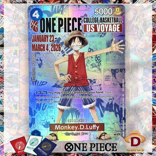 Bandai One Piece Luffy Promo-Karte, Anime-Sammlerstücke, Replika, Bunt / Mehrfarbig - Bild 1