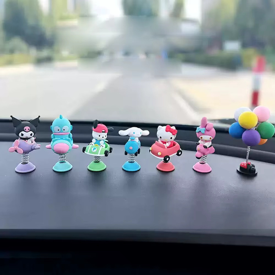 Sanrio Wackelkopffiguren, Kawaii Kuromi, Pochacco, Hangyodon, Hello Kitty, My Melody - Bild 3