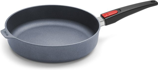 Woll Diamond Lite Bratpfanne aus Aluminium in Schwarz und Grau mit Antihaftbeschichtung und herausnehmbarem Griff, Durchmesser: 28 cm - Bild 1