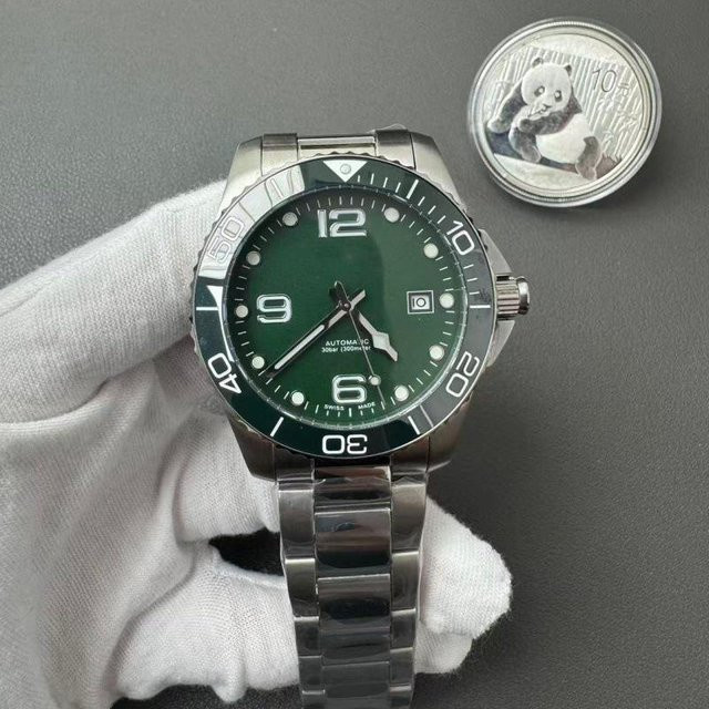 Langjia Armbanduhr Automatik, Edelstahl, Schwarz, Herren, 10 ATM - Bild 1