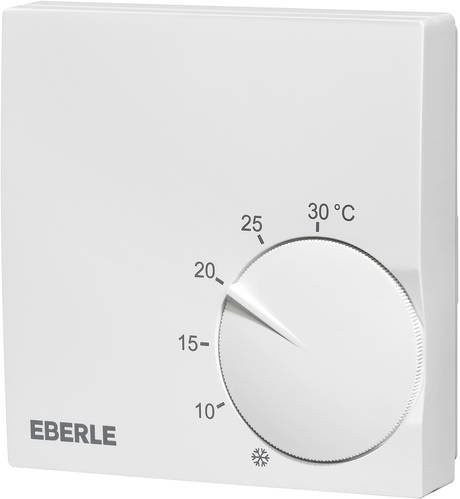 Eberle RTR-S 6124-1 Raumthermostat für Aufputz-Heizungen in Weiß - Bild 1