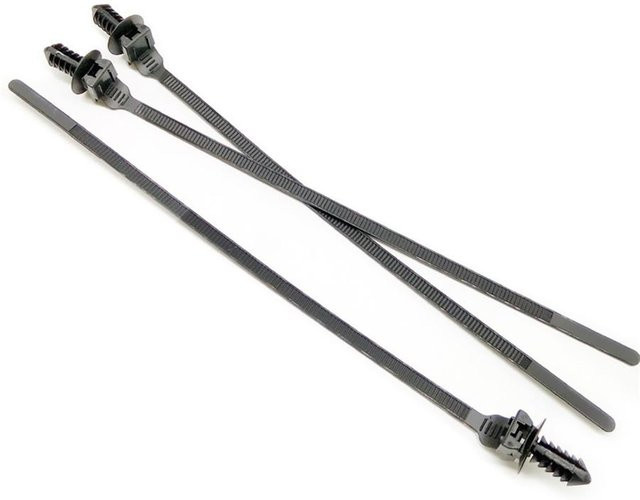 50 Stück selbstverriegelnde Kabelbinder aus Nylon in Schwarz - Bild 1