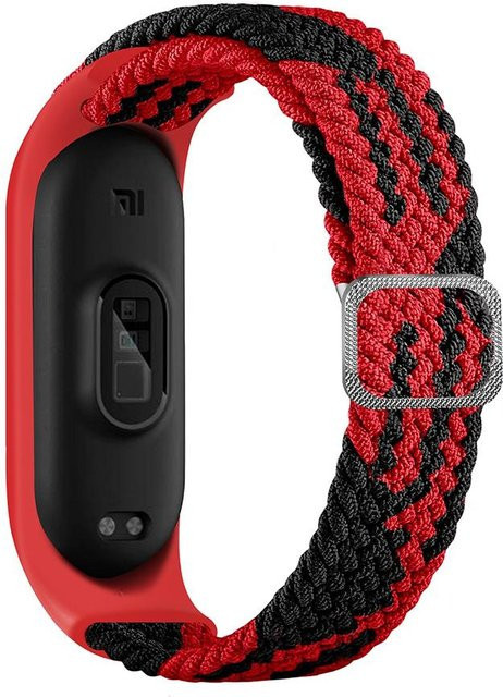 Xiaomi Smart Armband, Nylonband, schwarz rot, Unisex - Bild 1