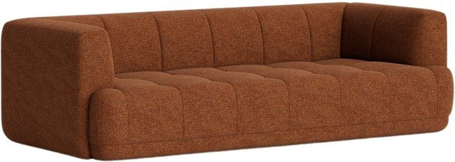HAY Quilton 3-Sitzer Sofa mit gesteppter Polsterung und Schaumstofffüllung - Bild 1