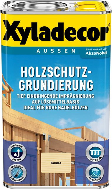 Xyladecor Holzschutz-Grundierung Transparent seidenmatt 0,75 l - Bild 1