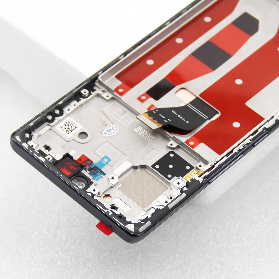 Honor 70 LCD Display Touchscreen Digitizer Montage Ersatz mit Rahmen in Schwarz - Bild 4