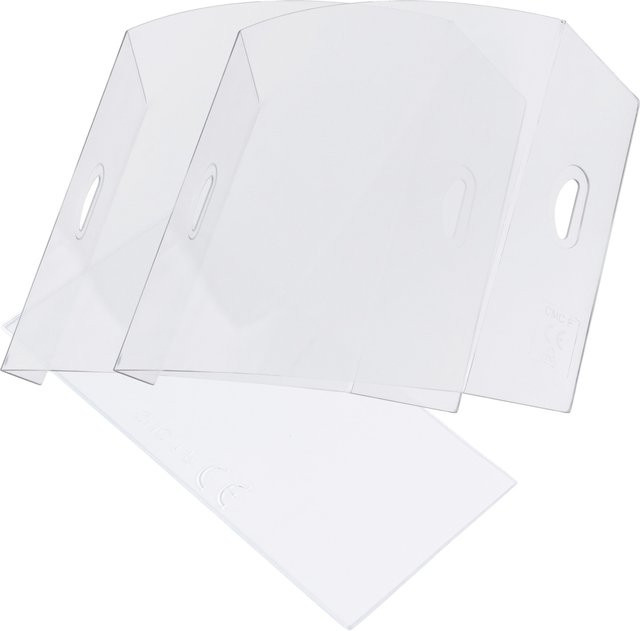 Parkside Schweißhelm Ersatzscheiben PSES 3 A1 eckig transparent 3er Pack - Bild 1