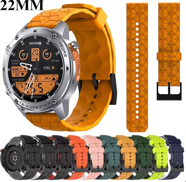 Zeblaze Uhrenarmband Silikon, 22 mm, Bunt, Unisex - Bild 1