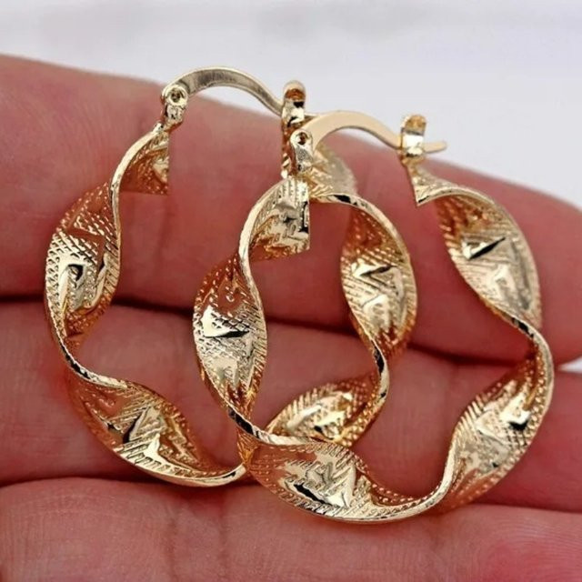 YoYo Creolen, Gold, Damen - Bild 1