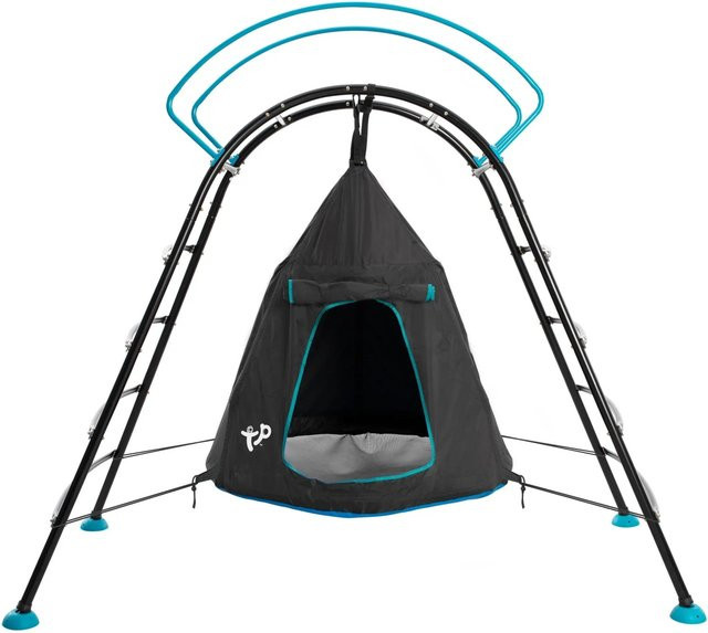TP Toys Klettergerüst UFO Sitzschaukel und Hängesessel Schwarz Blau B/H/T: 217 x 201 x 122 cm - Bild 1