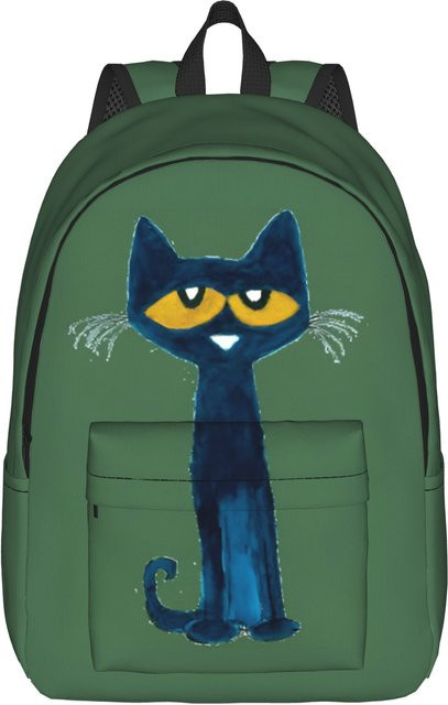Fancy Style Studio Jugendrucksack Pete für Damen und Herren, Schwarz, Laptop-Tagesrucksack für Outdoor, Business und Studium - Bild 1