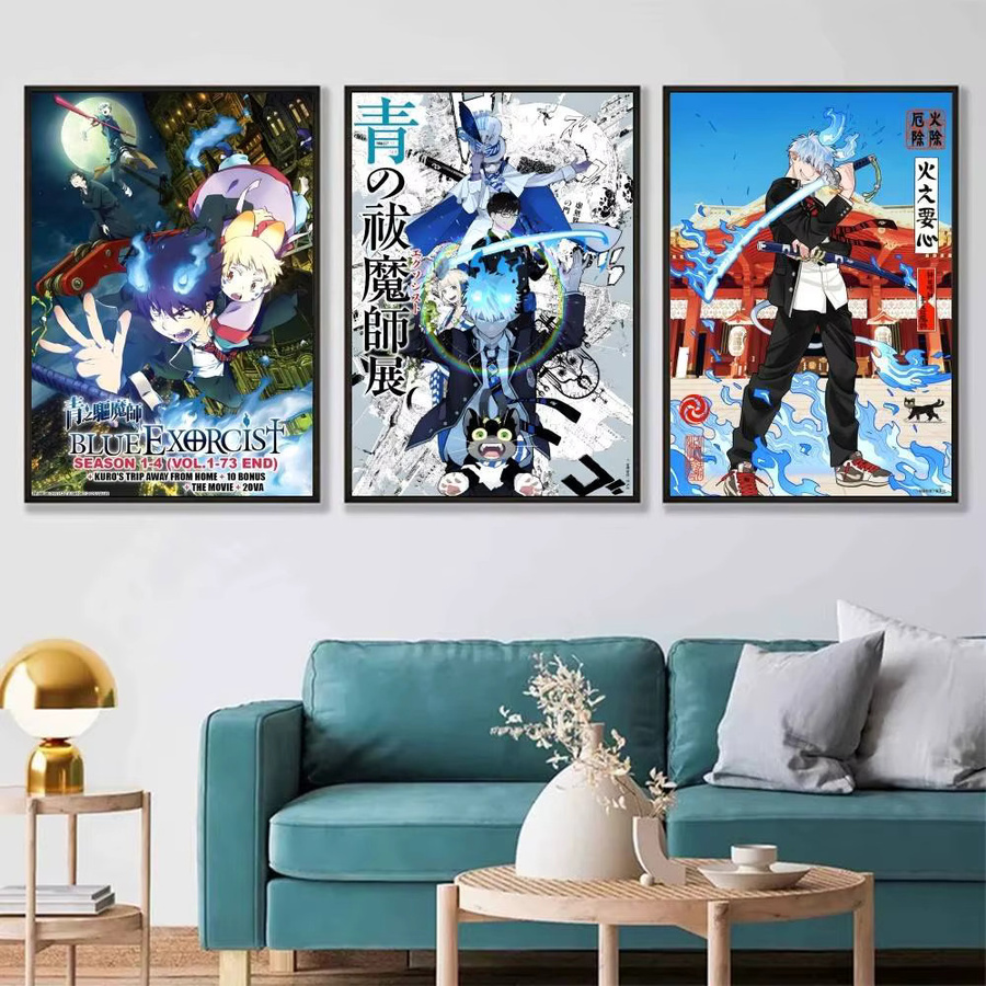 Wasserdichter Blue Exorcist Poster Aufkleber von Moetch in Multicolour für Wohnzimmer und Schlafzimmer - Bild 3