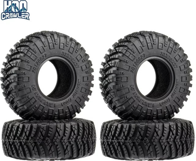 HooCrawler Schlamm-Terrain-Reifen, 4-teiliges Set, 70 x 27 mm, 1,3 Zoll - Bild 1