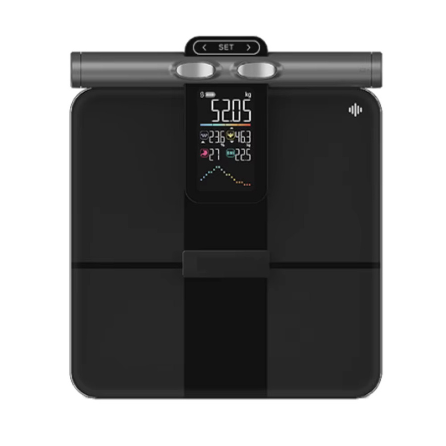 Icomon Intelligente Körperanalysewaage mit Bioimpedanz-Technologie und Offline-Messfunktion in Schwarz aus Glas - Bild 6