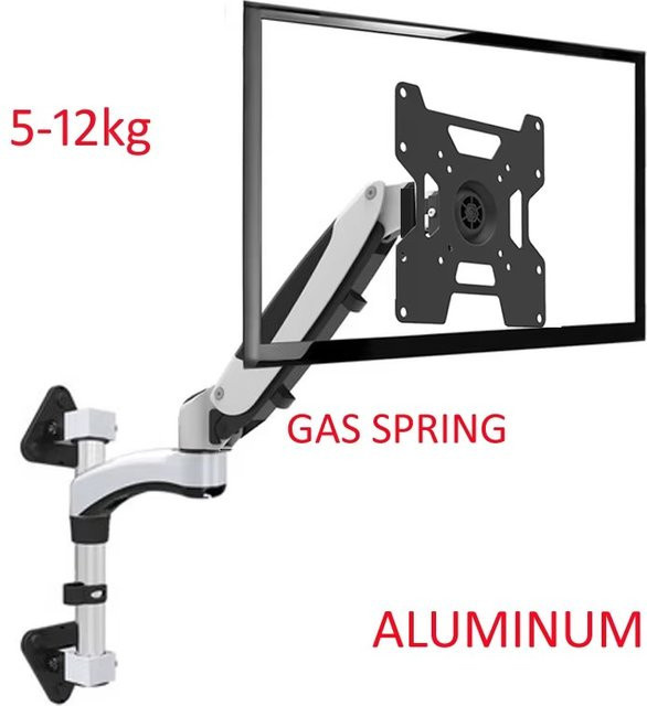 d-mount FE112WA TV Wandhalterung aus Aluminiumlegierung für 23-42 Zoll LCD LED Monitore mit 360-Grad-Vollbewegung - Bild 1