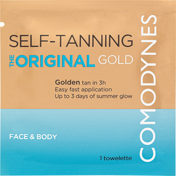 Comodynes Self-Tanning Tücher Gold, Gesicht, Unisex - Bild 1