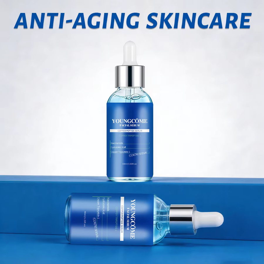 YOUNGCOME Kupferpeptid-Serum mit Hyaluronsäure, Gesichtsserum, Unisex - Bild 4