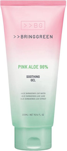 BRING GREEN Pinke Aloe 96% Beruhigendes Gel, 300 ml, für trockene Haut - Bild 1