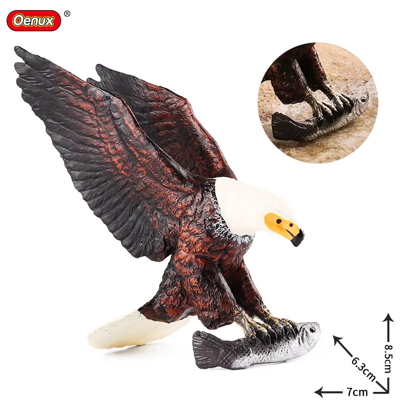 Oenux Adler Actionfigur aus PVC für Garten Dekoration und als Spielzeug für Kinder - Bild 4