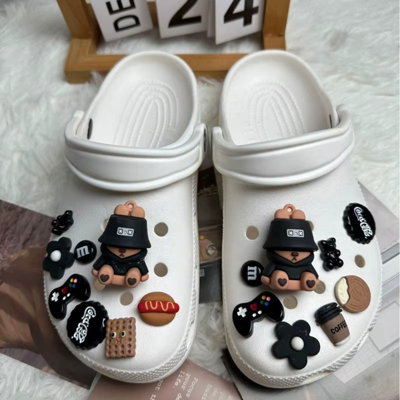 FHLDING Schuhcharms-Set, 16-teilig, Harztiere, Zubehör für Clogs - Bild 2