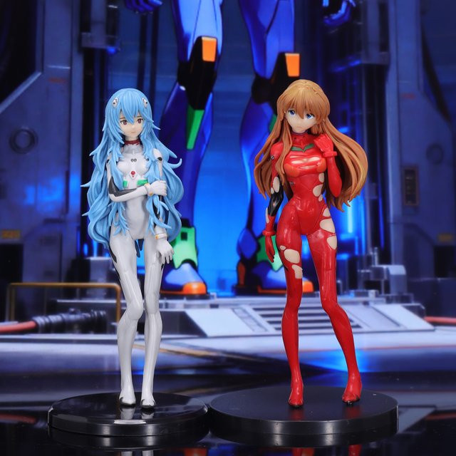 Bandai Evangelion Rei Ayanami, Asuka, Anime-Figuren, Sammelfiguren - Bild 1