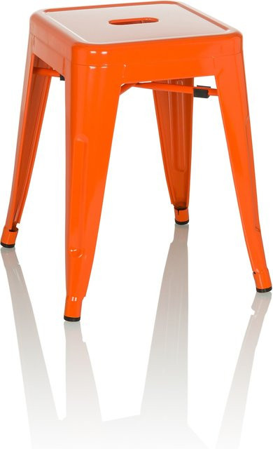 hjh OFFICE Bistrohocker VANTAGGIO aus Stahl im Industry-Look ohne Armlehnen - Bild 1