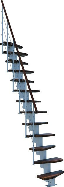 Minka Raumspartreppe Quatro in Weiß für eine Geschosshöhe bis 298 cm - Bild 1