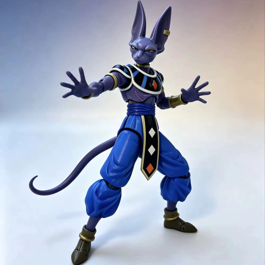 Bandai Dragon Ball SHF Gott der Zerstörung Beerus-Figur, ab 15 Jahren - Bild 3