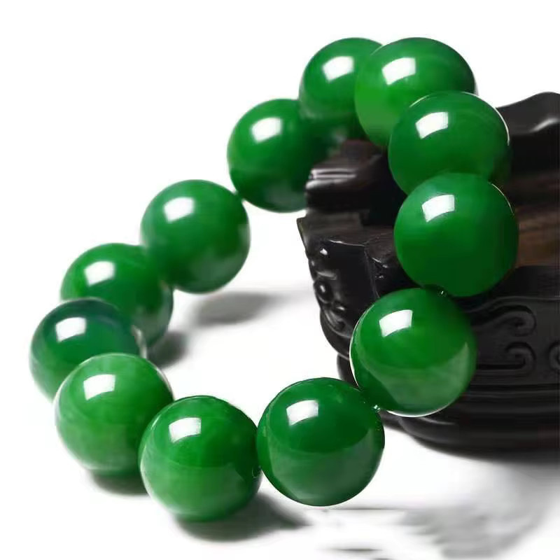Armband Hetian Jade Jaspis, elastisch, Unisex - Bild 1