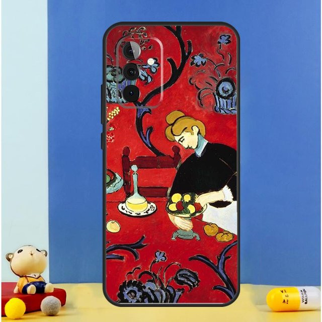 Handyhülle mit Henri Matisse Kunstmalerei für Samsung Galaxy A-Serie in Rot - Bild 1
